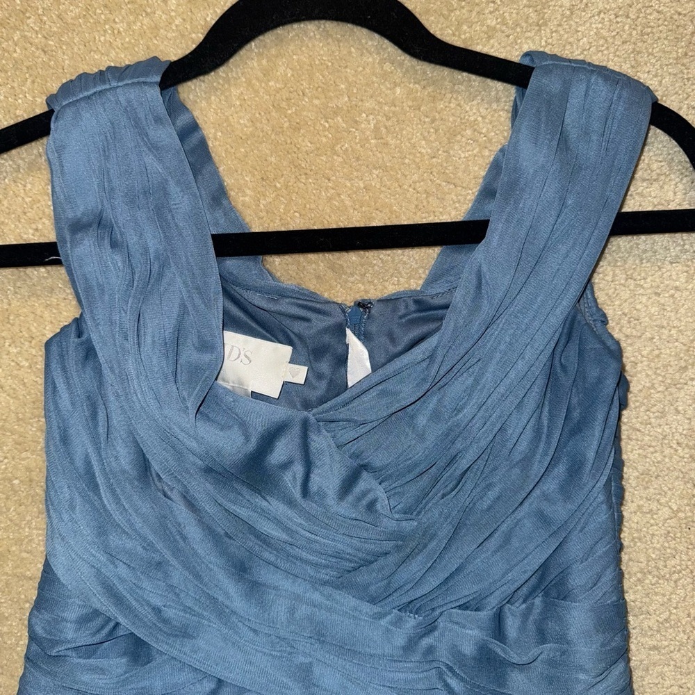 David's Bridal Blue Maxi Dress - Picture 7 of 8